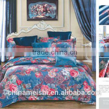 Made in P.R.C Polyester and cotton mixed 40x40s bed sheet set