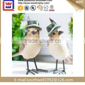 American country Hat resin birds