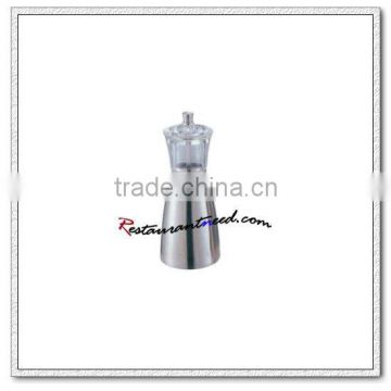 T065 5.5' Stainless Steel Pepper Mill With Transparent Cover