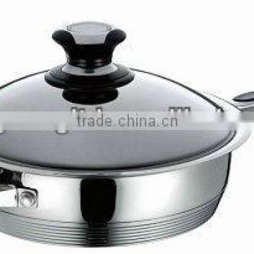 Stainless Steel Frypan with Cover