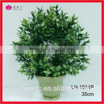 cheap price boxwood landscaping artificial grass wreaths with small white flower export from china