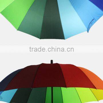 23"*24K super windproof rainbow umbrella