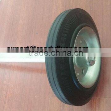Garbage bin axle