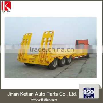 Widely used heavy duty low bed semi trailer /low boy truck semi trailer