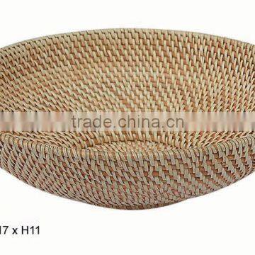 New design & style Vietnam rattan basket round rattan bowl