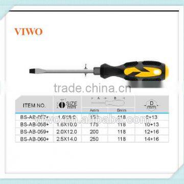 slotted with bolister hex shank screwdriver