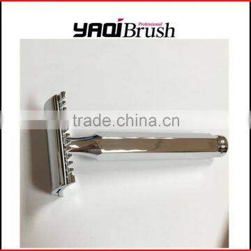 hexagonal shape handle open comb safety razor