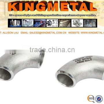 SS304/316 Stainless Steel 45/90D 1/4" Inch Elbows Pipe Fittings DN 8