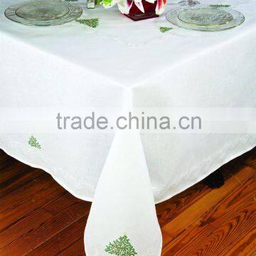 Table cloth and napkin for wedding with embroidery