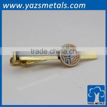 gold plated metal custom made tie pin