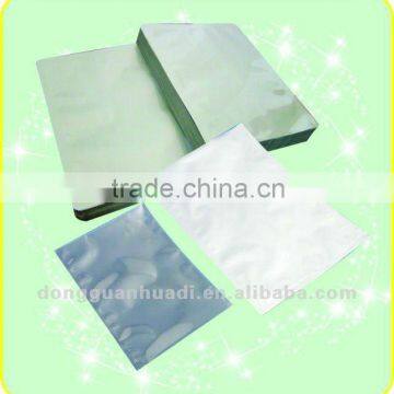 small unprinted aluminum foil packing pouch