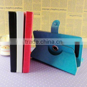 PU leather material 10'' size for samsung tab galaxy note 10.1'' n800 360 rotating wallet tablet cover wholesale