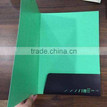 Document filing products one pocket paper printing folder