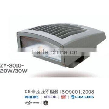 ZY-3010-20W/30W outdoor ip65 modern cob led wall bracket light fitting