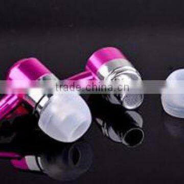 cheap stylish colorful zipper earphones with mic