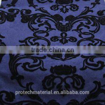 100% Polyester Sofa Fabric With Printing Flower F304