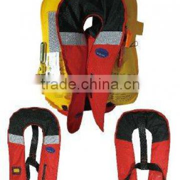 Automatic Manual Inflatable Life Jacket with oral tube front zipper