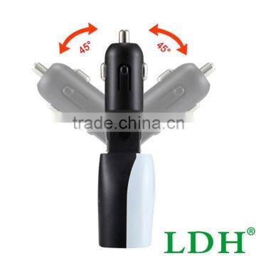 HOT Low Voltage Alarm 3.4A 12v To 5v Universal Mini USB Car Charger 2 USB Charger For Iphone 6 6 Plus 5 Ipad Smart Car Charger photo-5