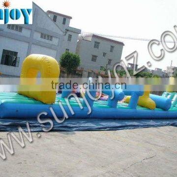 Crocodile Inflatable Pool Game Inflatable Water Obstacle Course