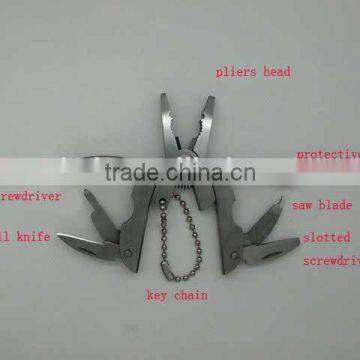 OEM mini folding multitool blades fishing pliers cutting plier UD06043