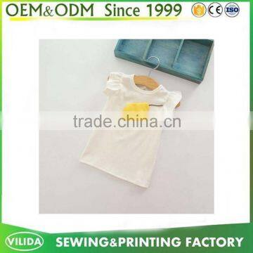 Fashion Girl Printed Summer Casual T Shirt With Pattern Soft Cotton Cute Kids Clothes For 3-12 Years photo-6