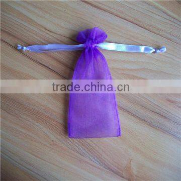 2015 New Customized wedding favor organza drawstring bags