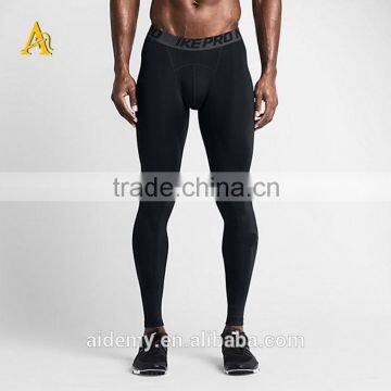 2016 custom men compression fitness pants