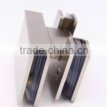 90 degree double side glass clamp,shower glass hardware