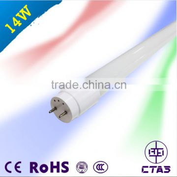 Glass Lamp Body Material and LED Light Source tube led 14w 900mm with CE and RoHS t8 led glass tube