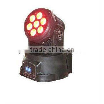 7pcs 10w RGBW 4in1 Mini Moving head Light