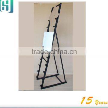 wholesale metal floor low price ceramic tiles exhibition display rack HSX-S0265