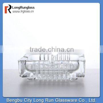 LongRun glassware customizable square office glass ashtray china manfacturer