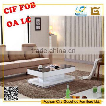 2016 Hot Sales Rectangular Wooden Coffee Table from China Foshan