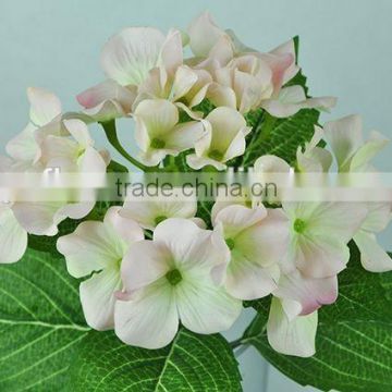 Fabric flower real touch preserved fake hydrangeas new product wedding decoration