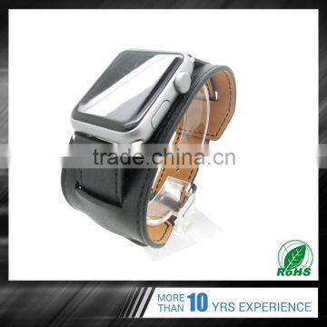 OEM Factory Wholesales Replacement sport cuff wrist watch leather band for iwatch