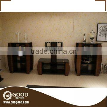 Luxury Wooden Furniture Set Lcd TV Stand Design