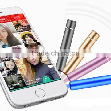 Mini Karaoke Microphone , Handheld Portable Microphone for Outdoor Singing photo-2