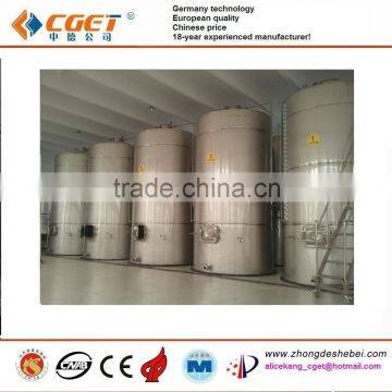 stainless steel tank with agitator for making juice