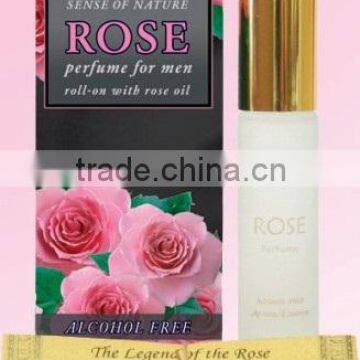 Alcohol free Perfume "ROSE" for men, 8ml. Paraben Free. Made in EU. Private Label Available.