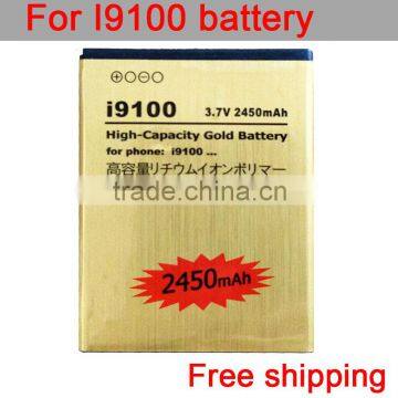 Hot sell Golden Replacement Battery EB-F1A2GBU for Samsung Galaxy S2 9062/ i847/ i9100/ i9101/ i9105/ i9050/ i9188 battery