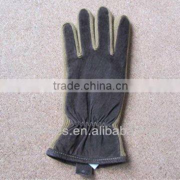 gloves,pig suede leather gloves,fashion glove