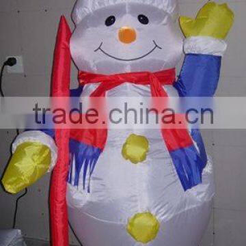 outside christmas decorations penguin