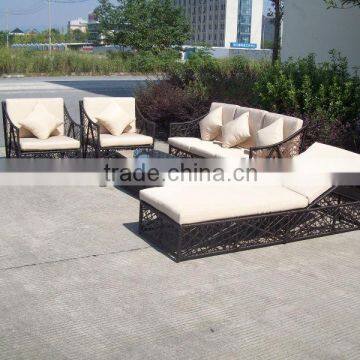 popular style rattan sofa set