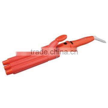 Wave Hair Curler with 3 barrels with regulate switch temperature control