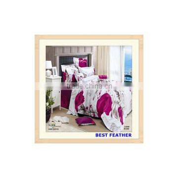 Beatiful Flower Printed Bedding Set photo-2