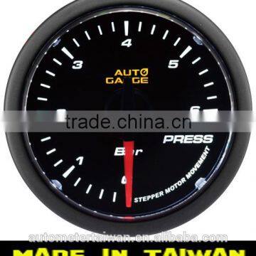 52mm White LED / smoke lens Fuel Pressure gauge