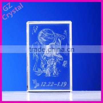 Wholesale wedding favors 3D laser crystal wedding gifts