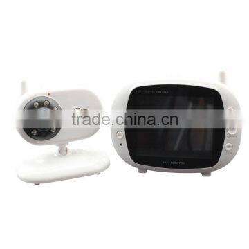 Baby Monitoring 3.5 Inch 2.4g Digital RF Modulation LCD Screen Baby Monitor With Night Vision photo-2