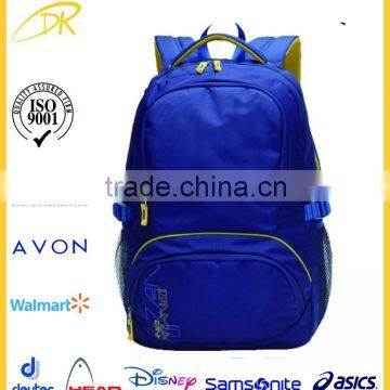 ISO9001 audit factory Basic design Standard cheap promotion backpack bag