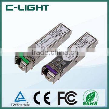 Factory Price Fiber Optical Transceiver SFP BiDi Transceiver 1000BX BIDI SFP TX1310nm RX1490nm 20km